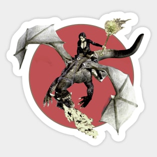 Dragon Rider Sticker